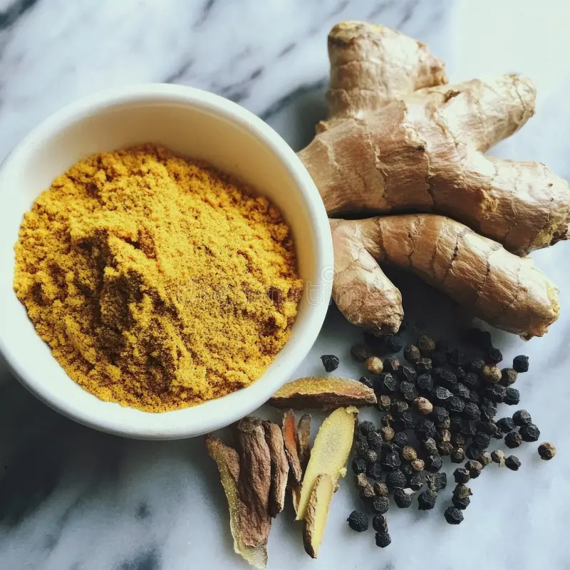 Złocista moc kurkumy i imbiru